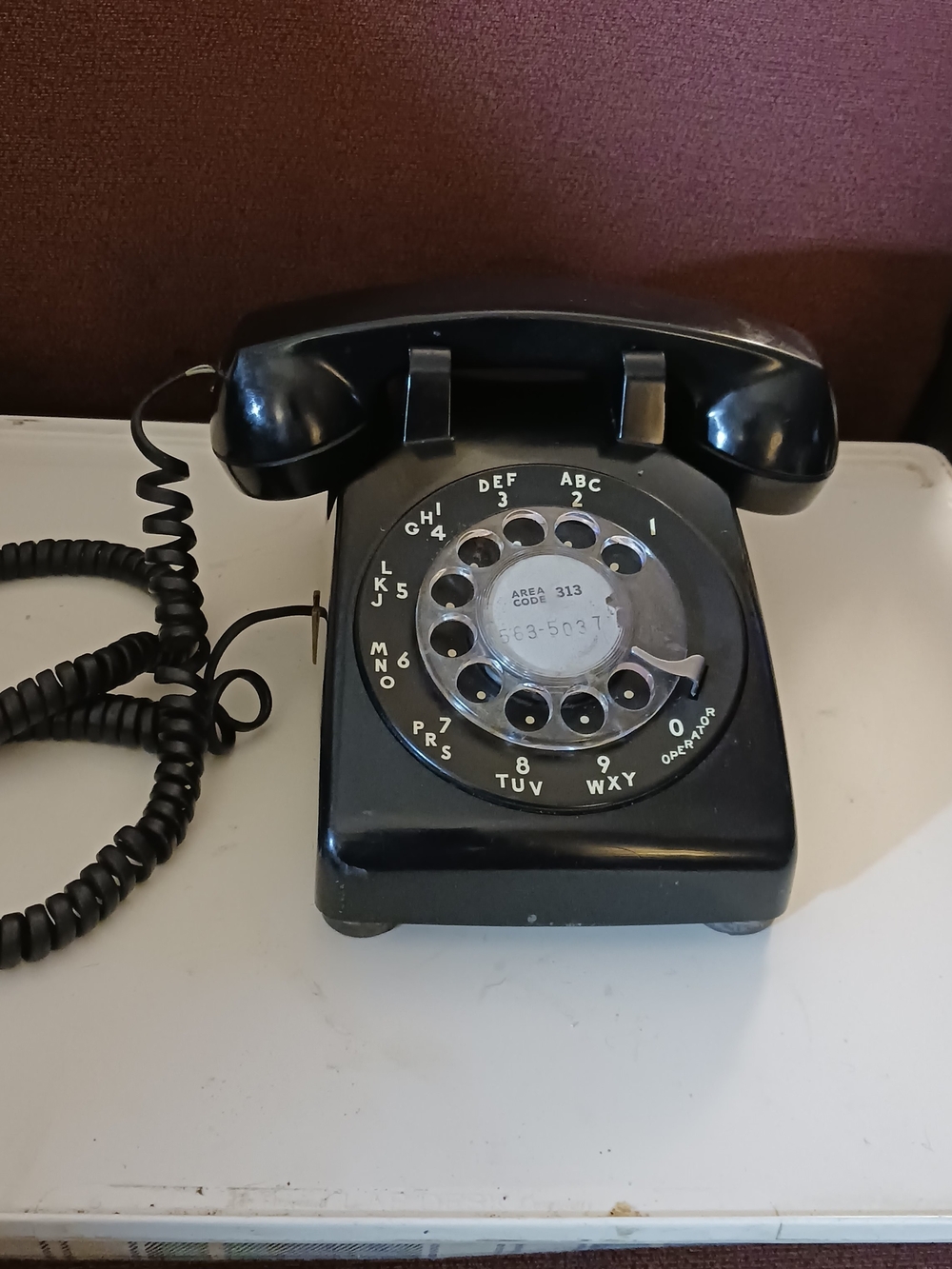 Classic Black Bell Telephone 500Rotary Desk Phone - Vintage Style